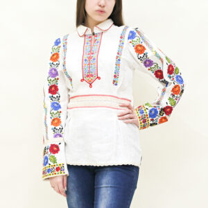 Сорочка вишиванка тканина льон вишивка гладдю