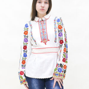 Сорочка вишиванка тканина льон вишивка гладдю