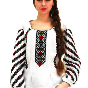 Сорочка вишиванка тканина льон вишивка гладдю