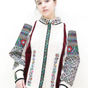 Авторська сорочка вишиванка тканина льон вишита сорочка жіноча на льоні