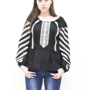 Авторська сорочка вишиванка тканина льон вишита сорочка жіноча на льоні