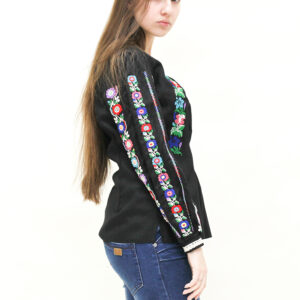 Сорочка вишиванка тканина льон вишивка гладдю