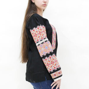 Сорочка вишиванка тканина льон вишивка гладдю